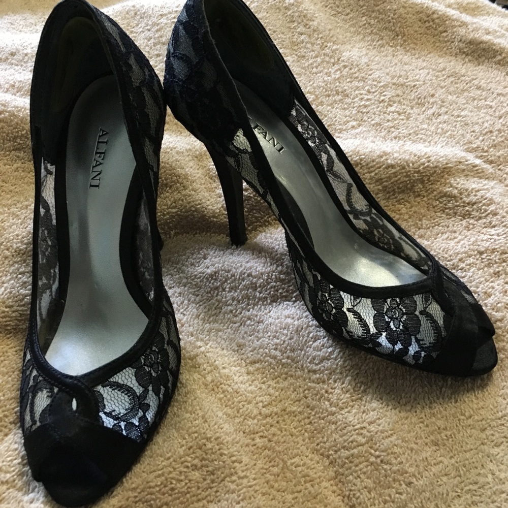 Alfani Lace Dress Heels